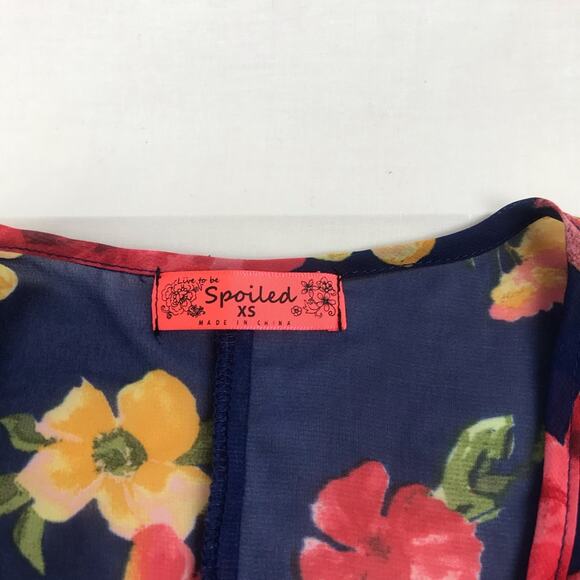 Spoiled floral‎ cardigan xs - Picture 4 of 10
